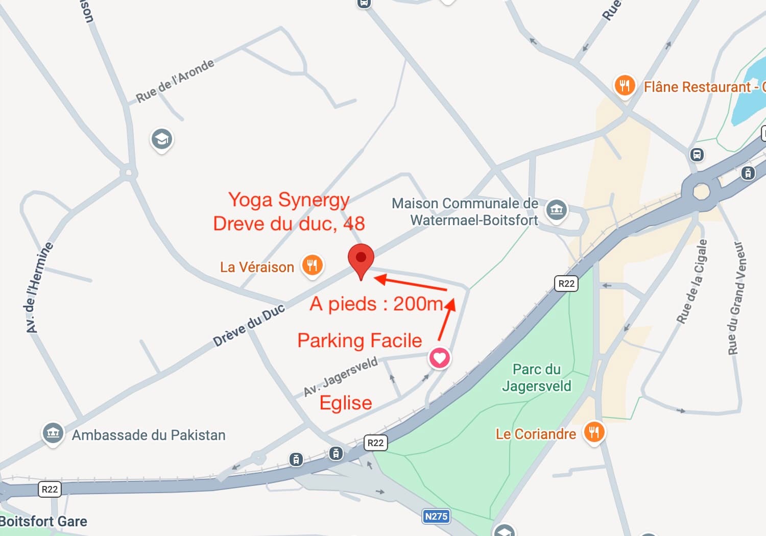 Plan d'accès